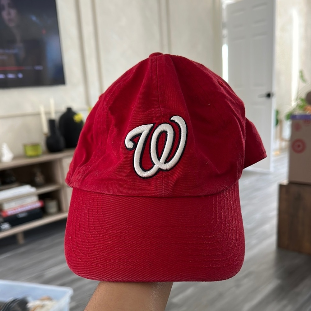 Youth Washington Nationals New Era Red Baseball Cap